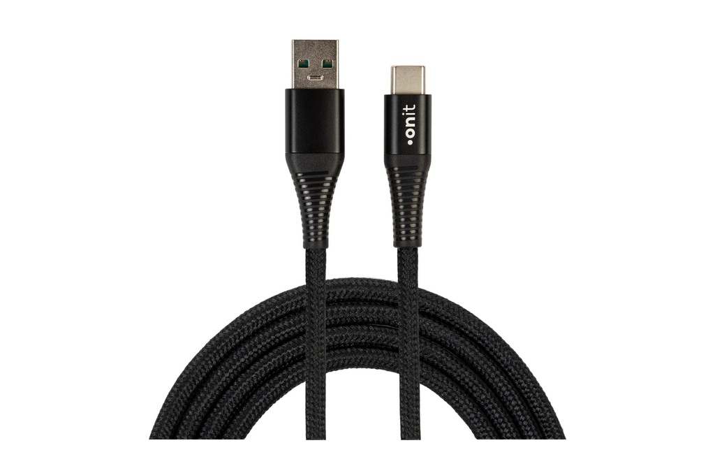 onit Câble USB 2.0 66 W, USB-A - USB-C, 2 m, Noir