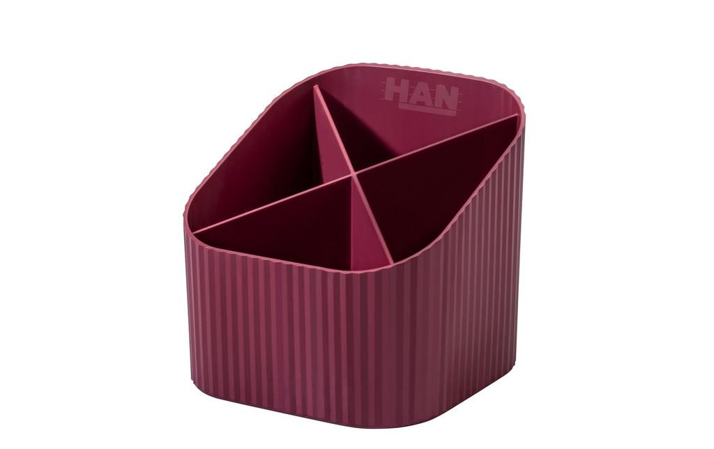 HAN Pot à crayons KARMA Rouge foncé