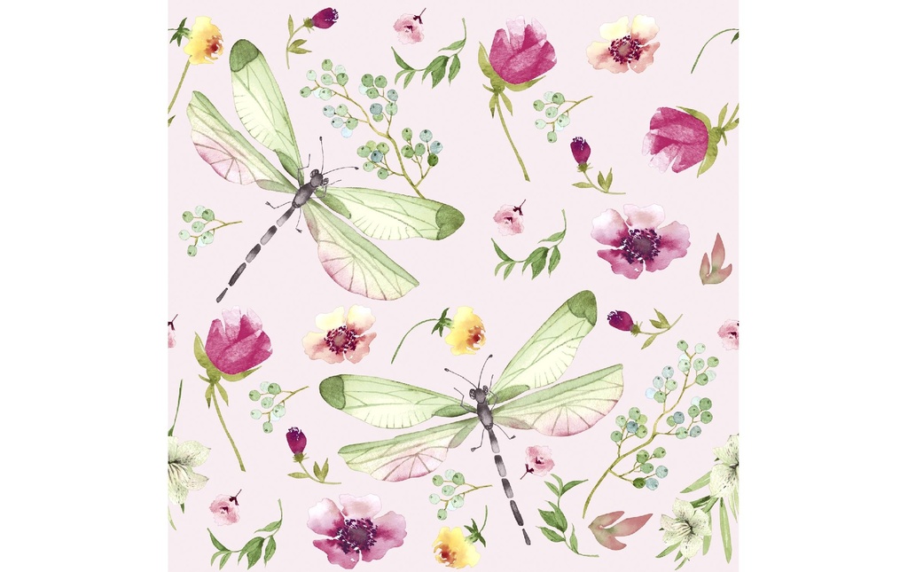 Paper + Design Serviettes en papier Summer Field 24 cm x 24 cm, 20 Pièce/s