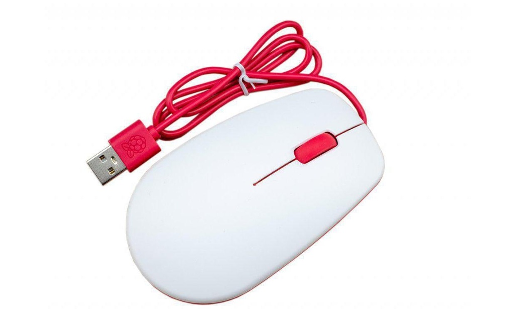 Raspberry Pi Souris Raspberry Pi Rouge/Blanc