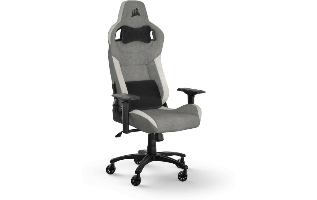 Corsair Chaise de gaming T3 Rush (2023) Gris/Blanc