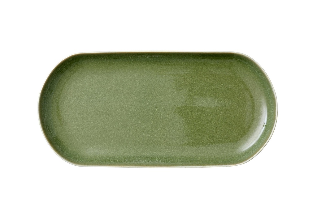 Studio Round Plateau de service North 2 pièces, Vert foncé shiny