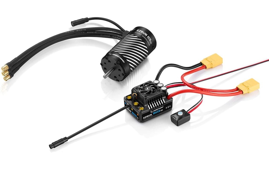 Hobbywing Kits d’entraînement sans brosse Ezrun MAX8 G2S Combo 2250kV