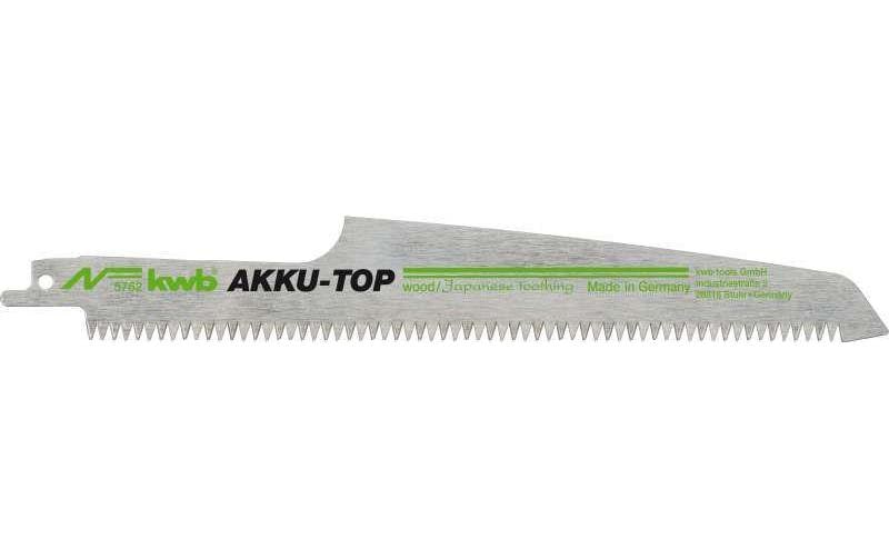 kwb Jeux de lames de scie sabre Akku-Top dent japonaise