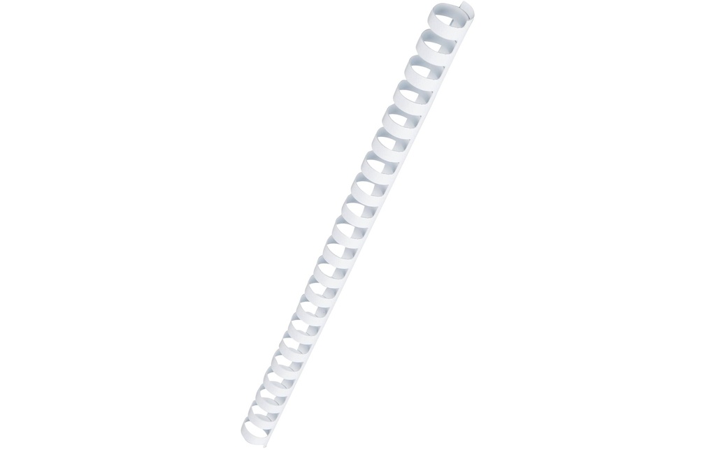 GBC Peigne de reliure Ø 16 mm, blanc, 100 pièces