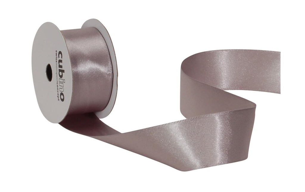 Spyk Ruban de satin 25 mm x 4 m, Argenté