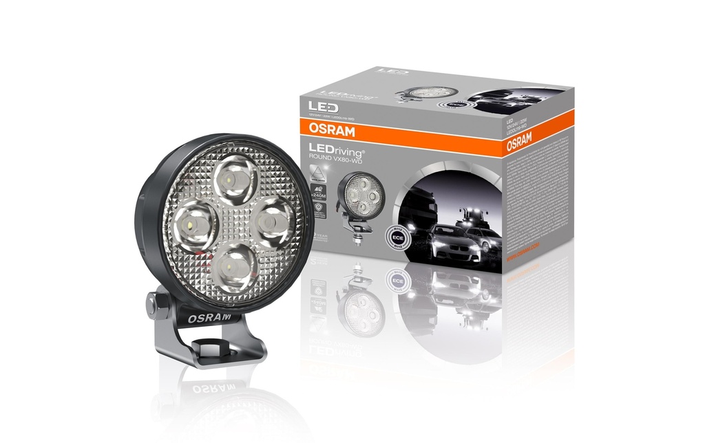 OSRAM LEDriving Round VX80-WD Camion/Voiture de tourisme