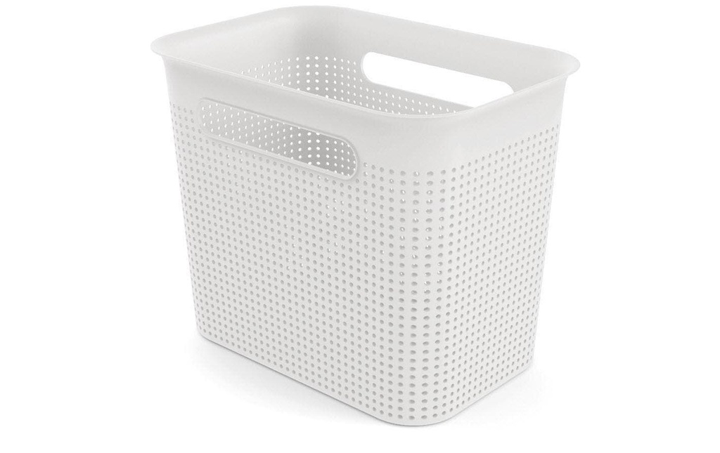 Rotho Boîte de rangement Brisen 7 l, Blanc