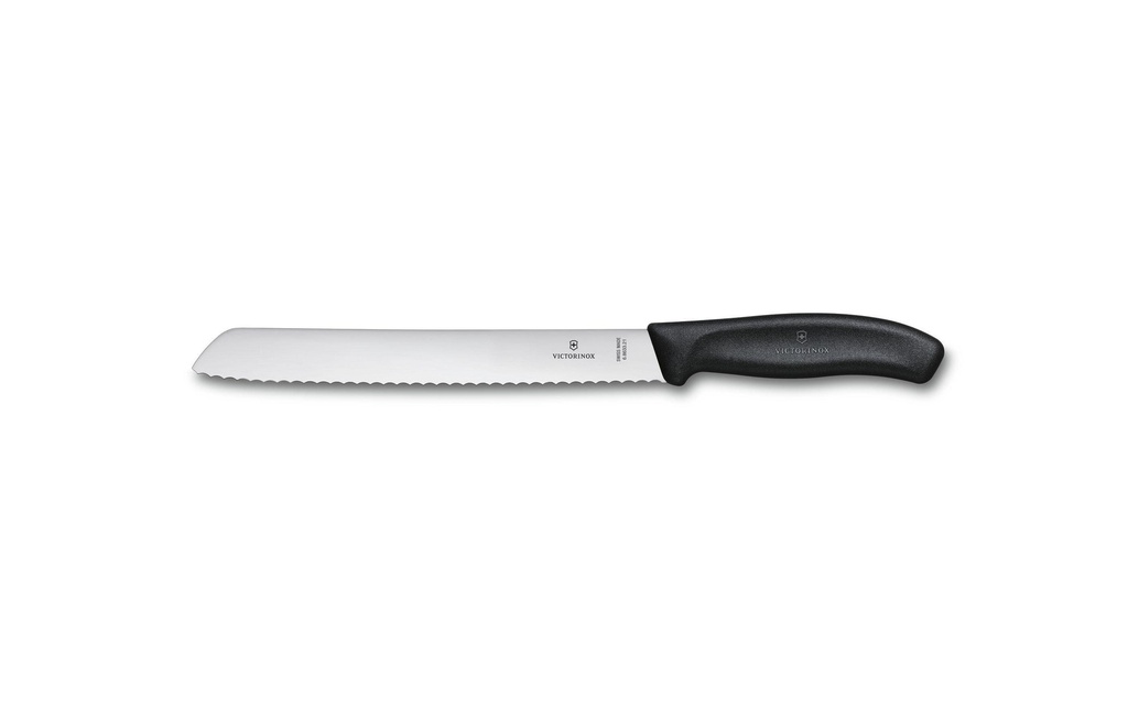 Victorinox Couteau à pain Swiss Classic Argent/Noir