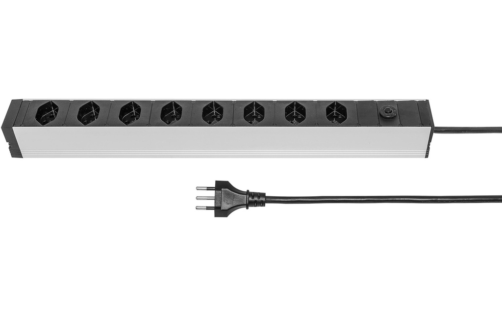 STEFFEN Bloc multiprises 19” STEBA 8× T23