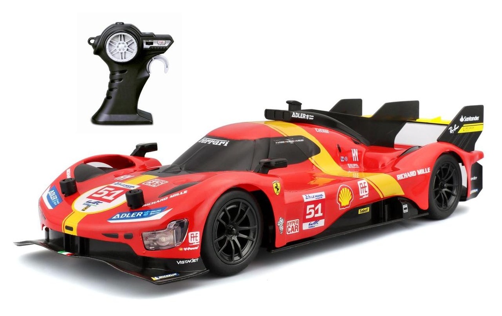 Maisto Voitures de course RC Ferrari 499P LMH 2023 1/16, Rouge