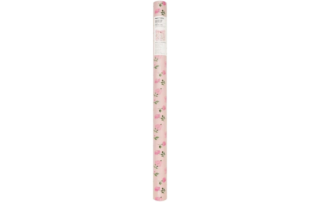 Rico Design Papier cadeau Roses 70 cm, 1 Pièce/s, Rose