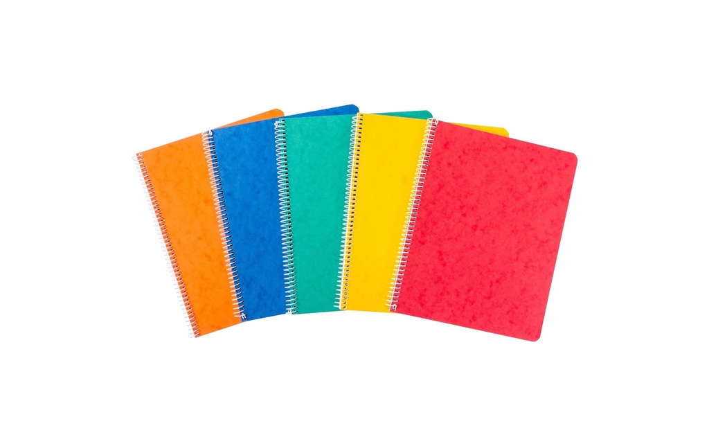 novooo. Bloc-notes A5, quadrillé 4 mm 70g assorti