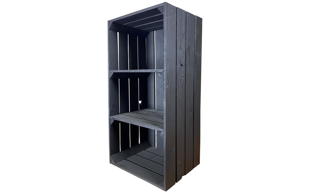 Holz Zollhaus Étagère Vintage Black 40 x 75 cm