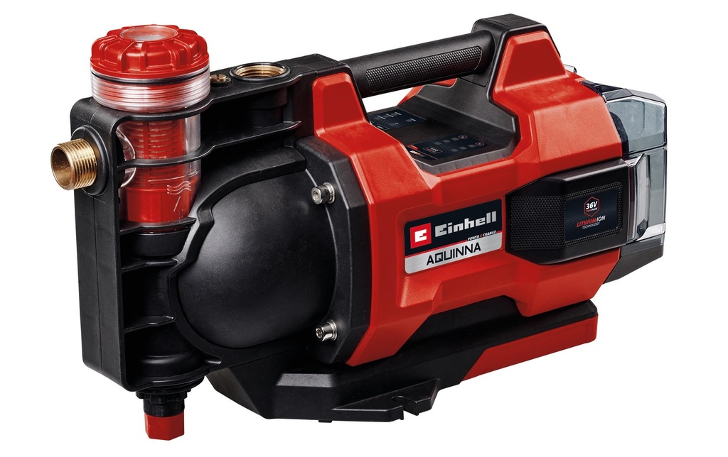Einhell Pompe de jardin sans fil AQUINNA 36/38 F LED AUTOMATIC