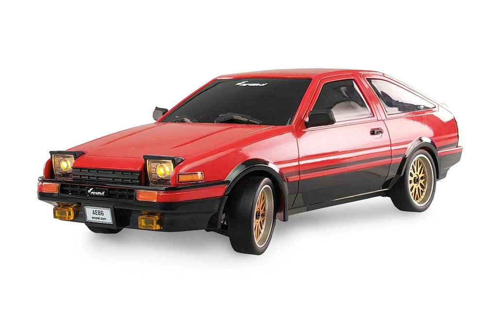Amewi Drift AE86 Sprinter Trueno RWD, Rouge, RTR, 1:18