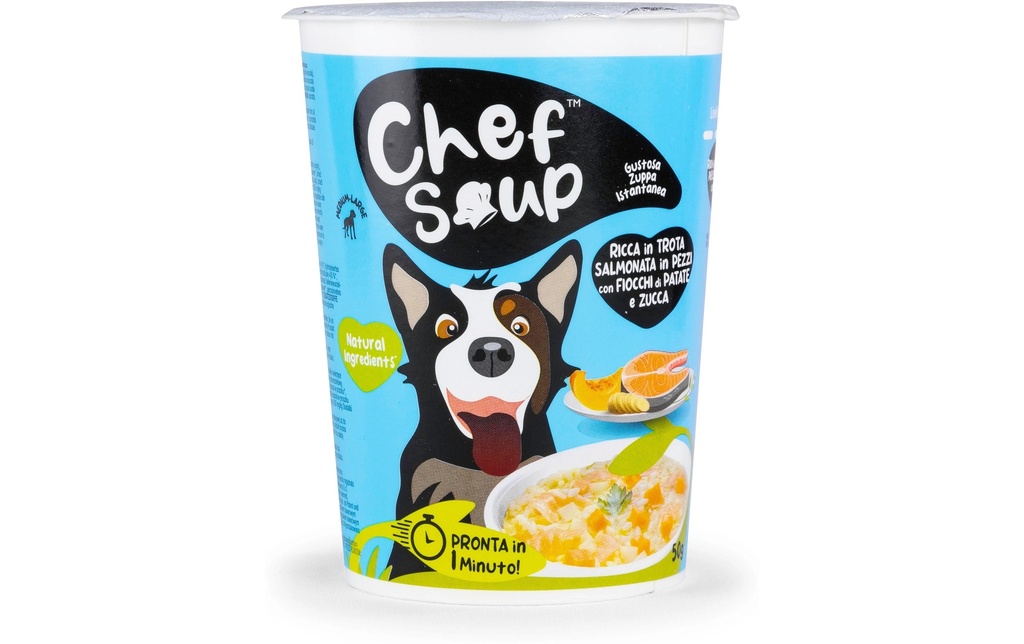 Chef Soup Truite saumonée, pomme de terre, potiron 50 g