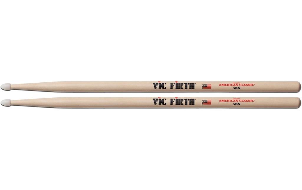 Vic Firth Baguettes de batterie 5BN – 1 Paire/s