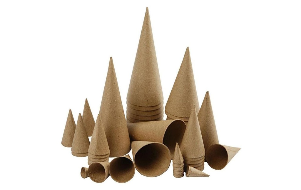 Creativ Company Cône en carton 4-20 cm 50 Pièce/s