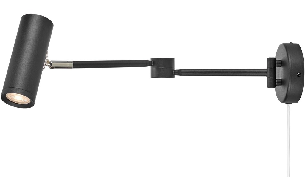 Markslöjd Applique murale ARLO 1 flamme Noir 4.9 W