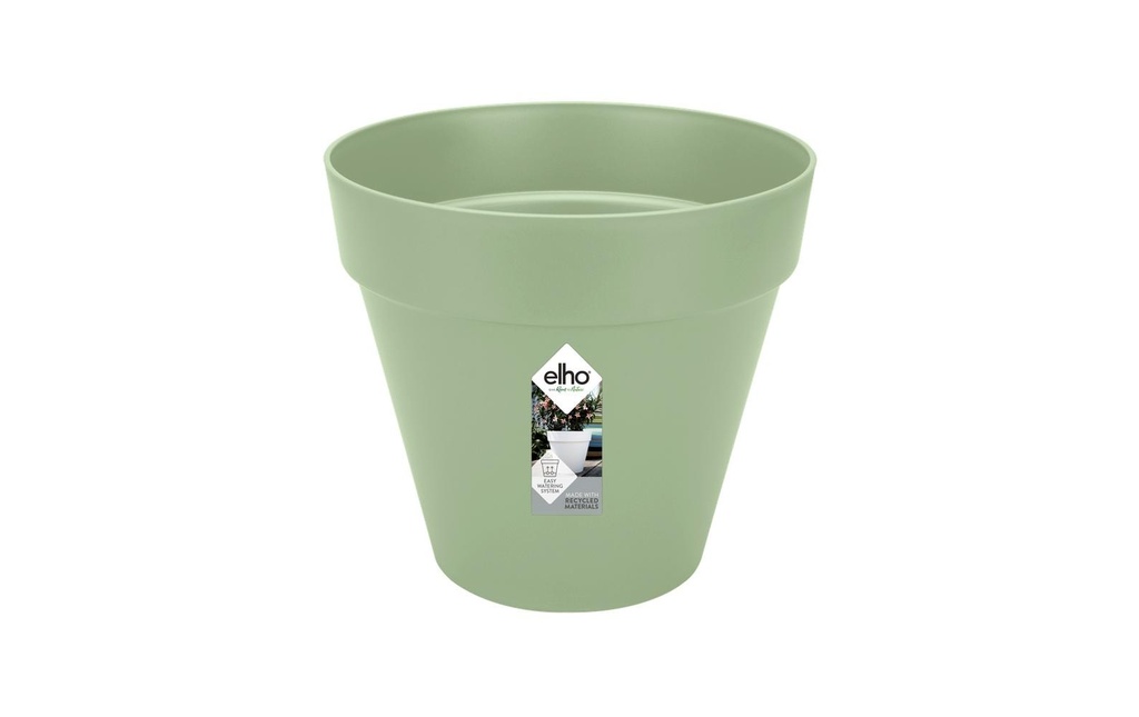 Elho Pot à fleur Loft Urban Rouleaux ronds 40 cm Vert