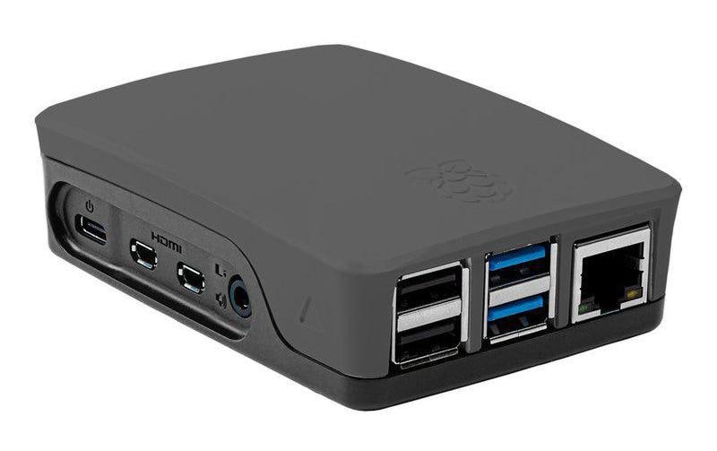 Raspberry Pi Boîtier pour Raspberry Pi 4 Model B Gris/Noir