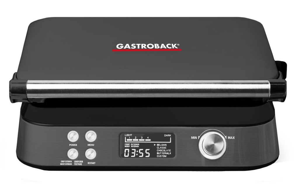 Gastroback Gaufrier Advanced Control Black Edition