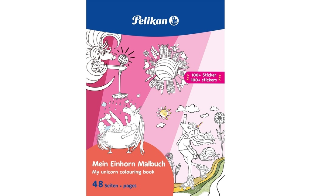 Pelikan Cahier à colorier avec des autocollants 48 pages, FSC