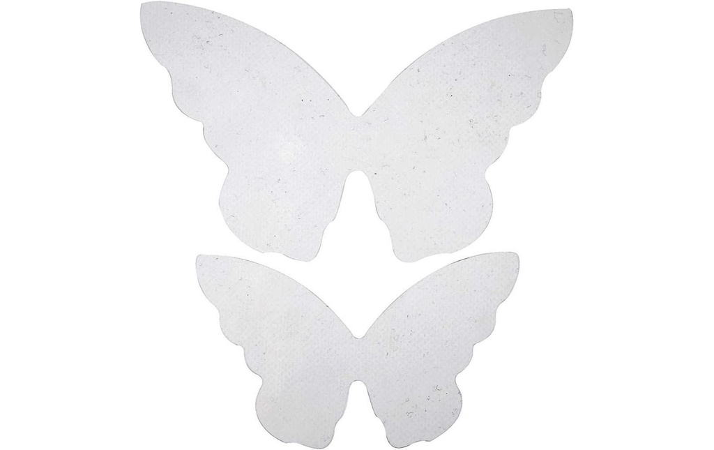 Creativ Company Ailes de papillon 20 pièces, Transparent