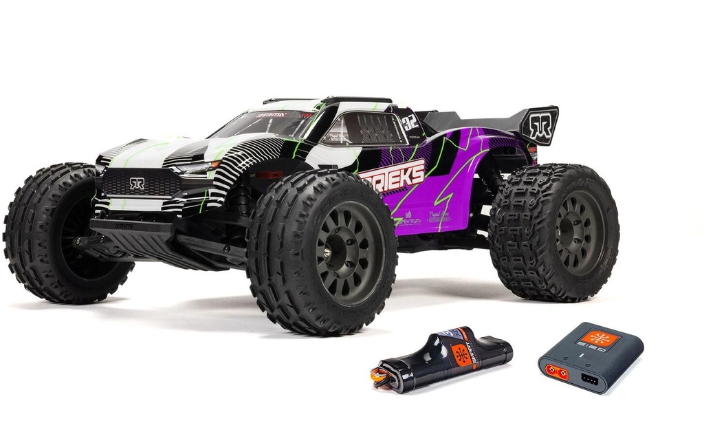 Arrma Stadium Truck Vorteks Mega 550 2WD 1:10, RTR, pourpre