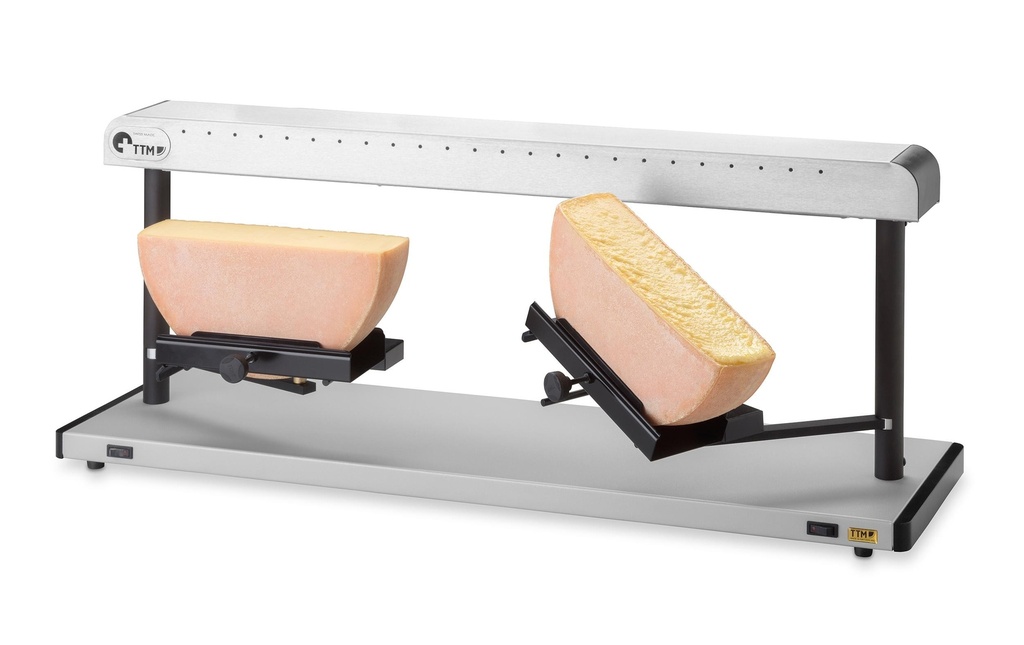 TTM Appareils à raclette Evolène Noir/Argent mat