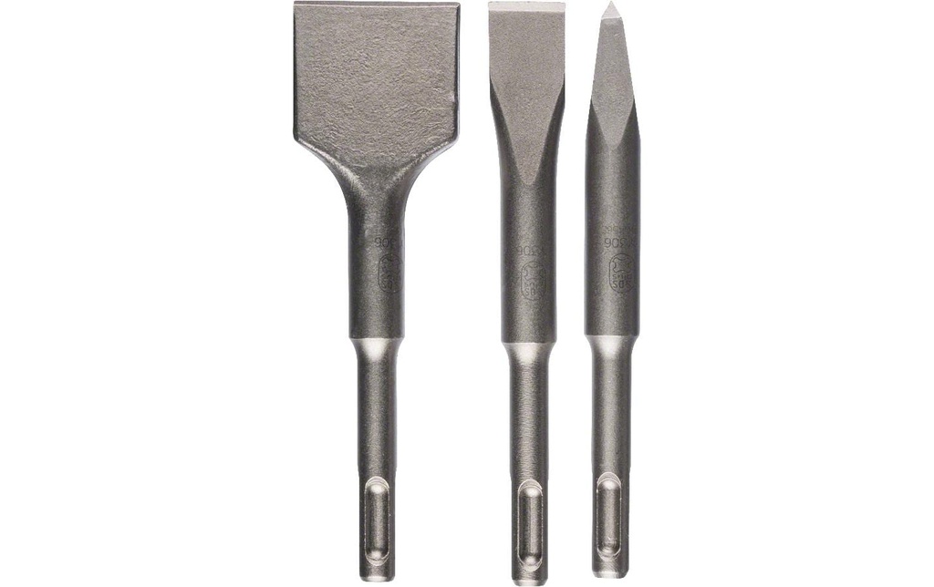 Bosch Professional Kits de burins courts SDS Plus 3 parties