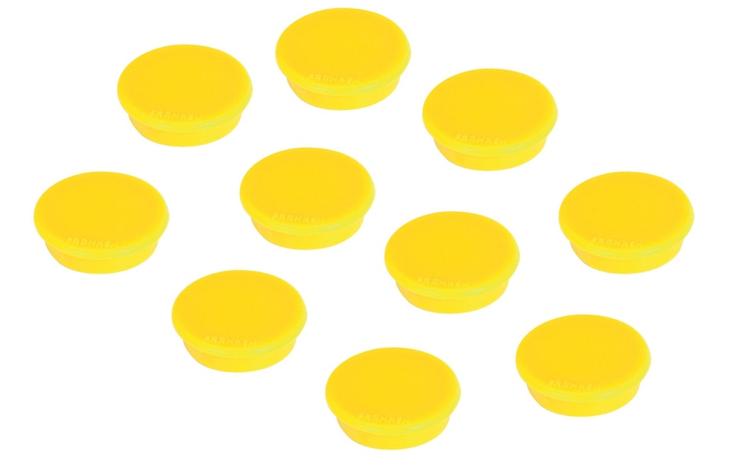 Franken Aimant Ø 13 mm, 10 Pièce/s, Jaune