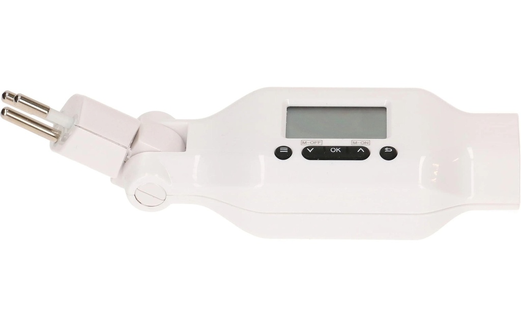 Max Hauri Minuterie numérique multifonction Clip-Clap, blanc