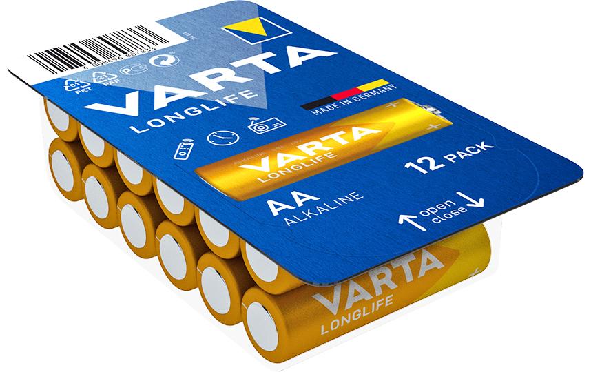 Varta Pile Longlife AA , 12 Pièce/s