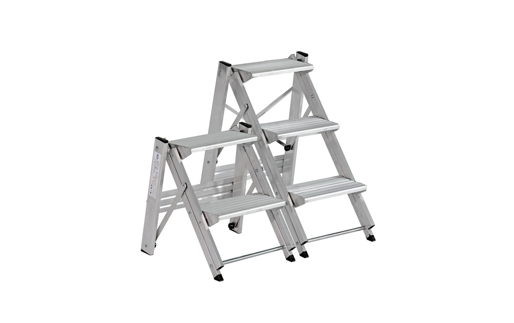 Edi Baur Escabeau Aluminium 3 niveaux