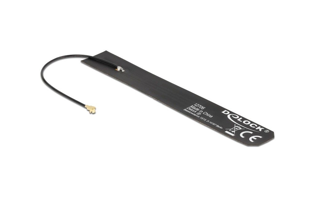 Delock Antenne 5G/LTE MHF I mâle MHF I 4 dBi Rayonnement omni directionnel