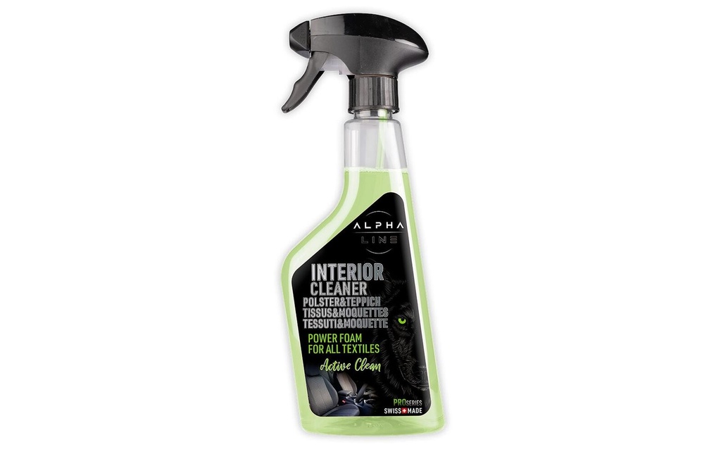 Alpha Line Nettoyant d'intérieur Textile, plastique&alcantara, déclencheur 500 ml