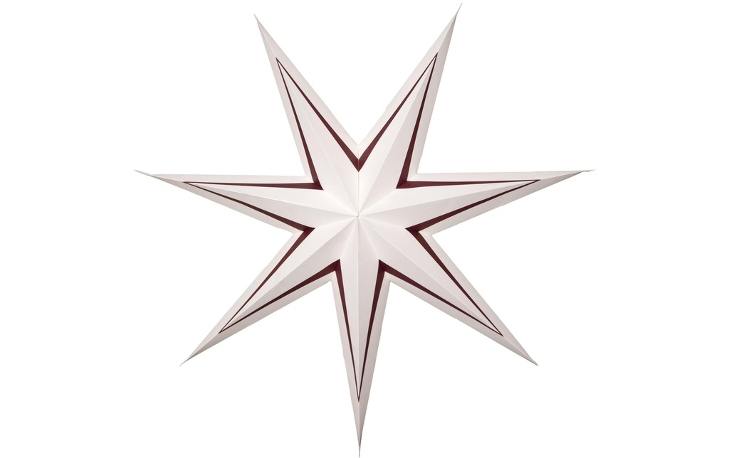 Star Trading Stella Paper Star Stripe, Intérieur, Blanc