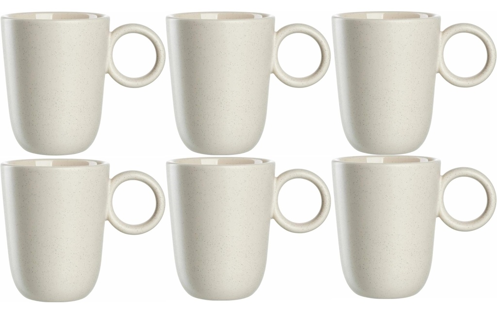 LEONARDO Tasse à café Roma 400 ml, 6 Pièce/s, Blanc