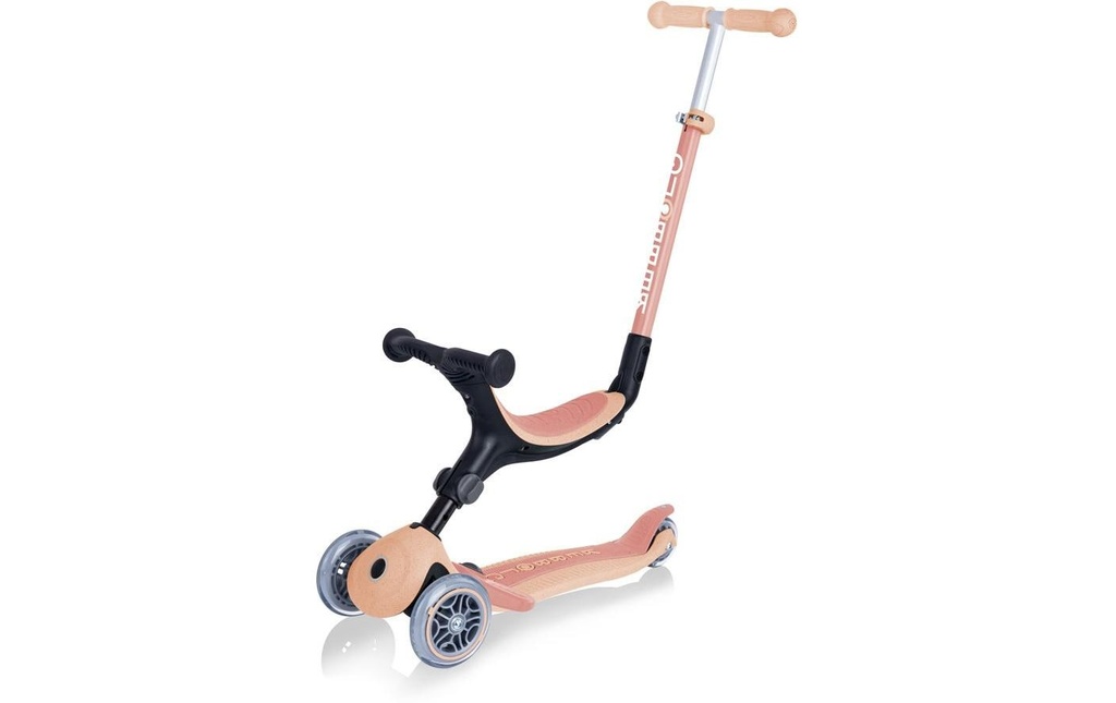 GLOBBER Patinette GO UP Foldable Plus Eco Peach