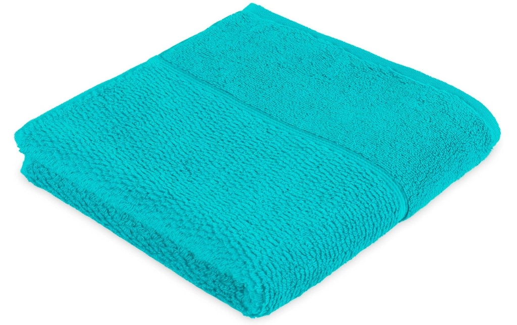 Frottana Serviette Pearl 50 x 100 cm, Bleu océan
