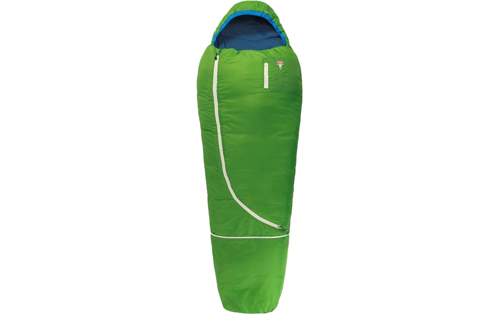 Grüezi Bag Sac de couchage pour enfant Biopod Laine Kids World Traveller Green