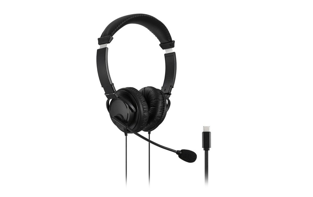 Kensington Casque avec micro Casque Hi-Fi USB-C avec micro Noir