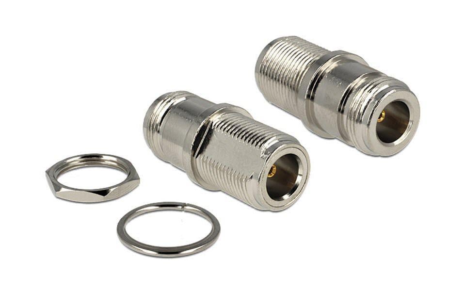 Delock Adaptateur d’antenne N-Type Douille (f) - N-Type Douille (f)