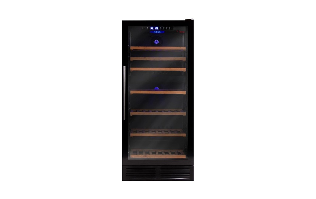 Kibernetik Armoire de mise en température pour le vin Bodega BWS140 Noir, Droite