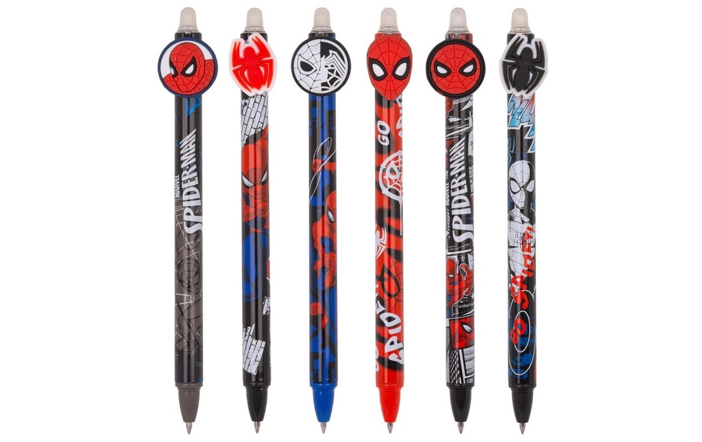 Dreams and Fantasy Stylo à encre gel Spider-Man 0,5 mm, effaçable