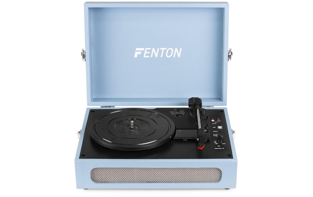 Fenton Tourne-disque Bluetooth RP118E Bleu