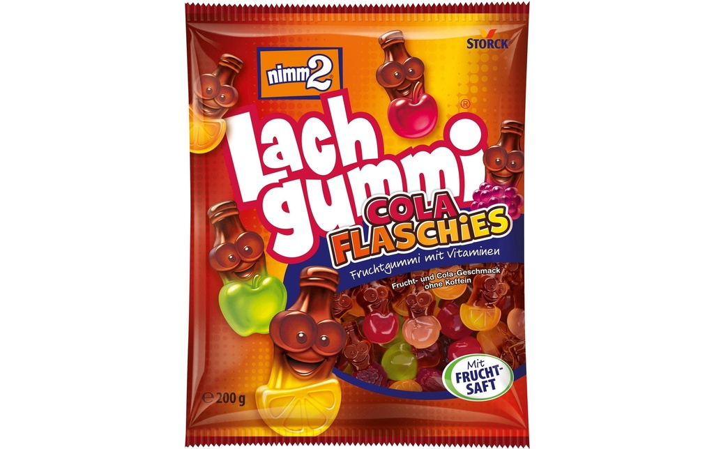Storck Nimm2 gomme à rire Cola Flaschies 200 g