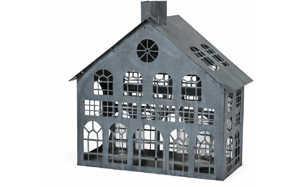 CHALET Photophore Seevetal L 32 x 13 x 32 cm, Gris